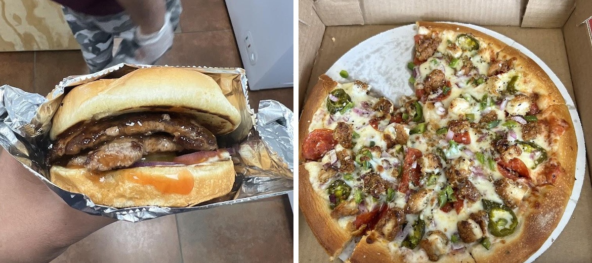 Burger & Pizza Land Menu